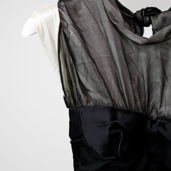 Alexander Wang Twisted Cup Black Silk Evening Gown - Picture 5 of 9